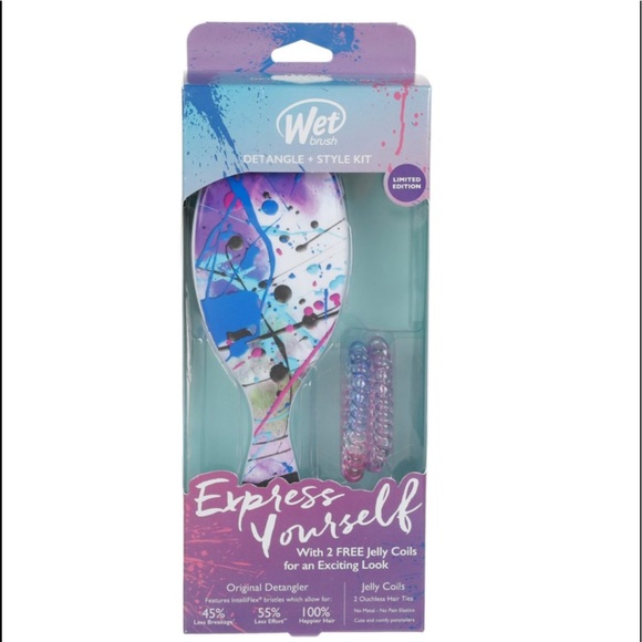 Wet Brush And Hair Turbans Set - Picture 7 of 8